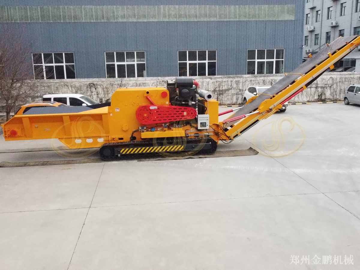 郑州金鹏树枝条粉碎机粉碎树枝与树干的配置说明