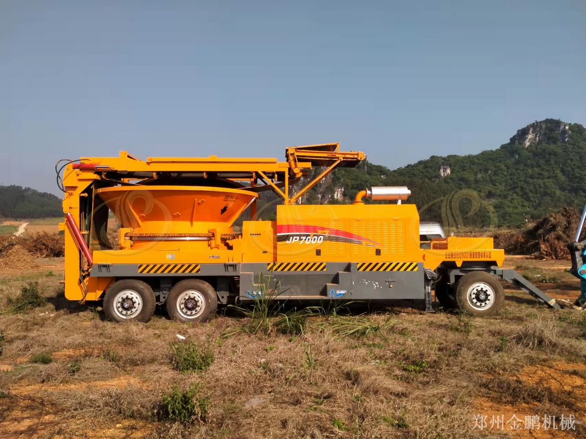 郑州金鹏3000型树根破碎机视频与树根破碎处理能力说明